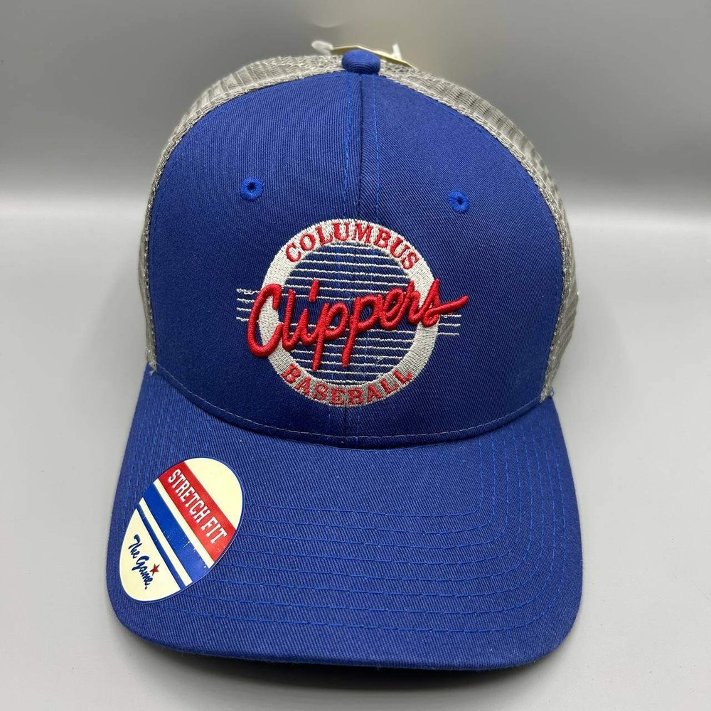 Vintage‎ Columbus Clippers MiLB Trucker Hat Men The Game Snap Back Cap New